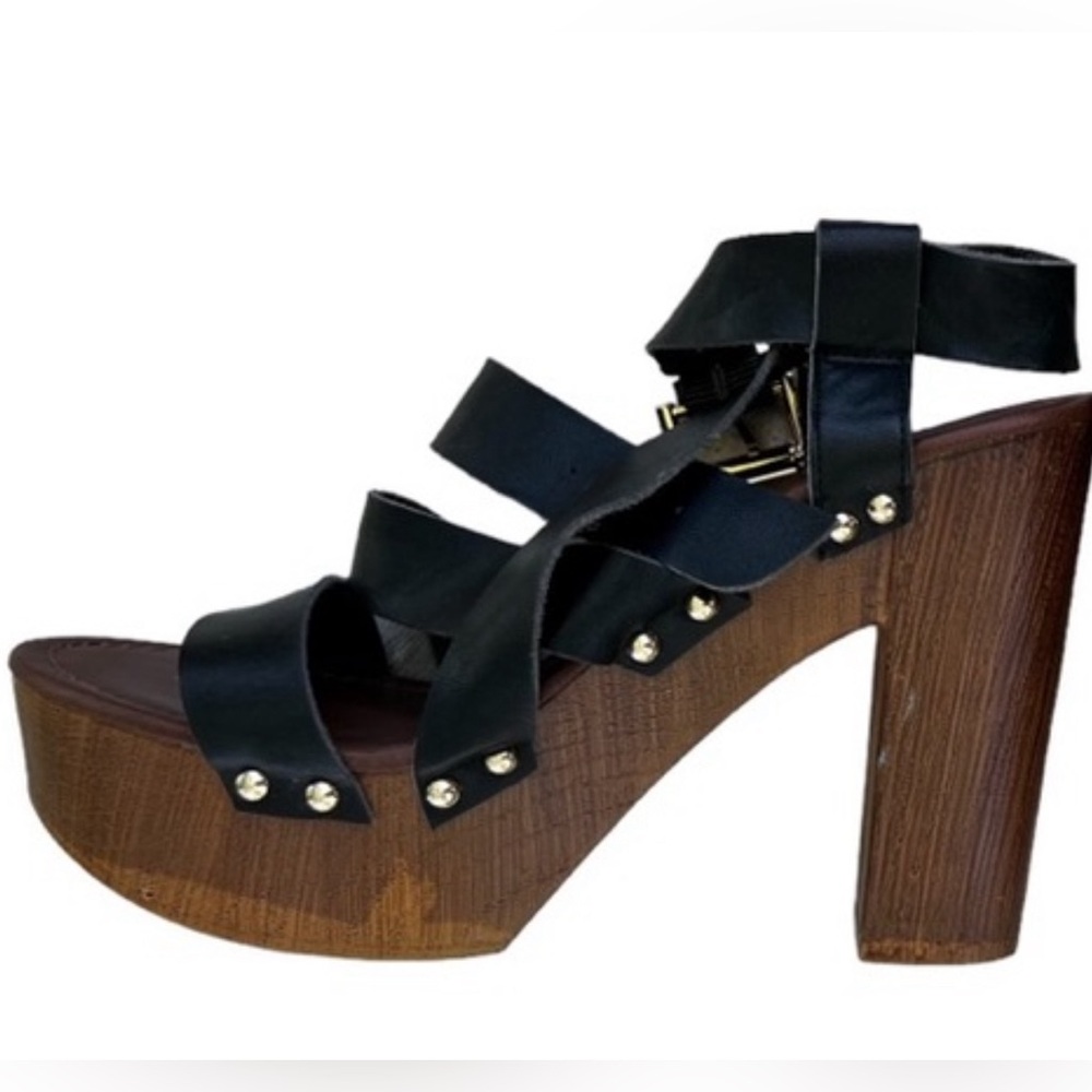 Mossimo Supply Co. Black Strappy Heels